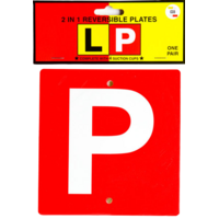 Driving Plates L&P Reversible Red and Yellow