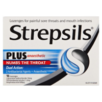 Strepsils Plus Anaesthetic 16 Lozenges