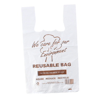 Plastic Carry Bag Resusable Printed Small