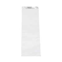 Souvlaki Bags Plain White Foil Lined