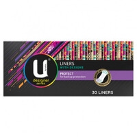 U By Kotex Protect Liners Designs 30 Pack