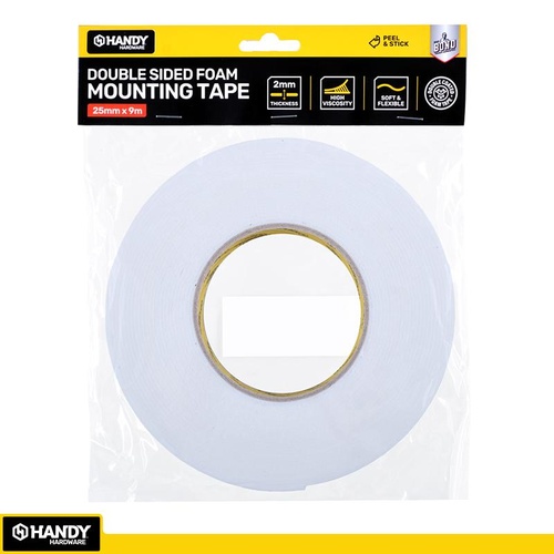 Handy Hardware Mounting Tape White