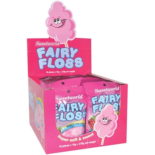 Sweetworld Fairy Floss 15g x 18