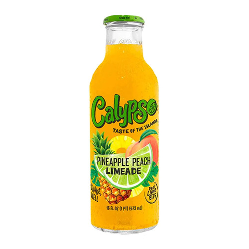 USA Calypso Pineapple Peach Limeade 473ml x 12