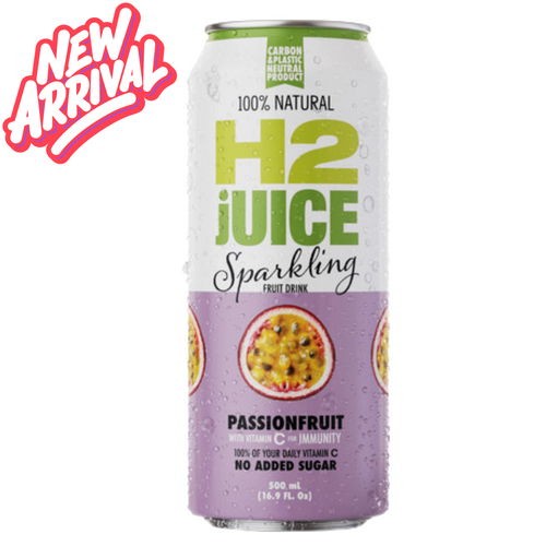 H2 Juice Sparkling Passionfruit 500ML x 12