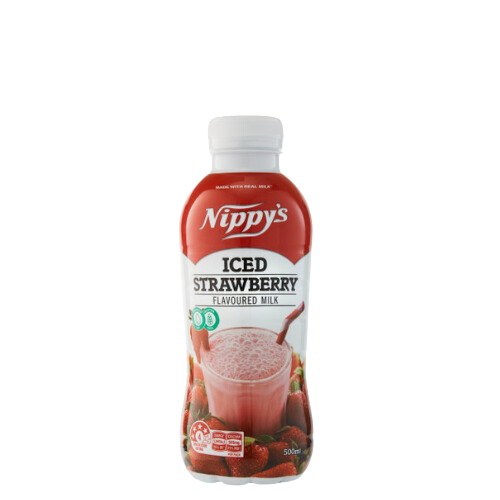 Nippy's Iced Strawberry 500ml Bottle x 12