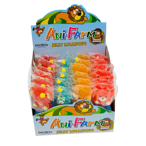 Animal Farm Jelly Lollipops 23g x 24