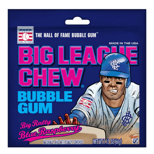 Big League Chew BigRally BlueRasp 60g*12