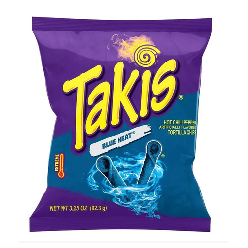 Takis Blue Heat Chips 92.3g X 20