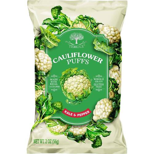 Temole Cauliflower Puffs Kale & Pepper 56G x 5