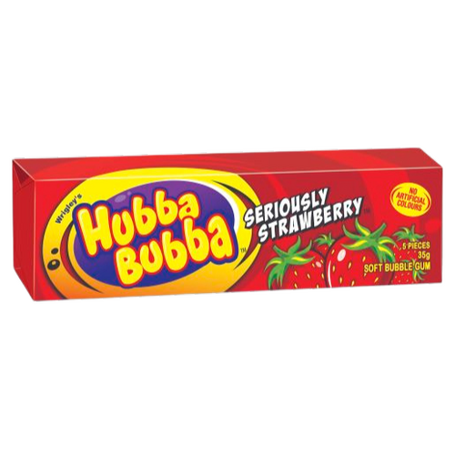 Hubba Bubba Strawberry Chunk 35g x 20
