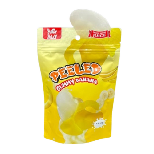 Juicy Jelly Peeled Gummy Banana Hangsell 120g x 12