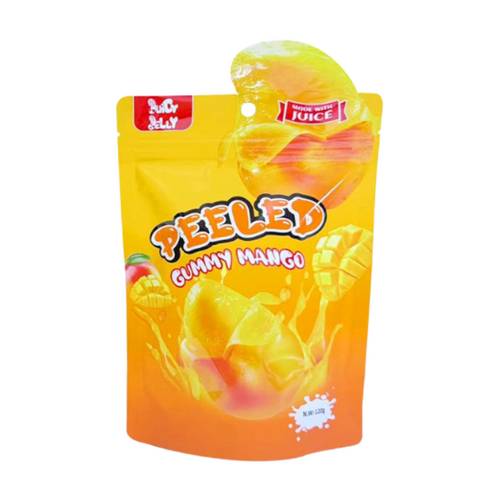 Juicy Jelly Peeled Gummy Mango Hangsell 120g x 12