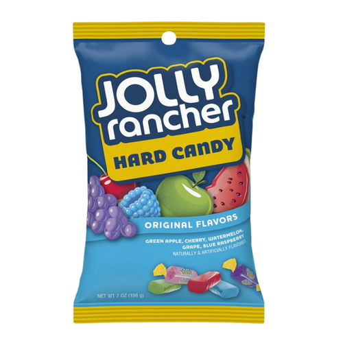 USA Jolly Rancher Peg Bag Hard Assorted 198g x 12