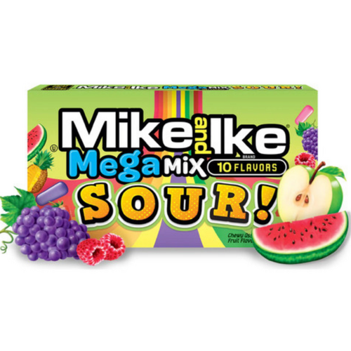 USA Mike and Ike Mega Mix Sour 141g x 12