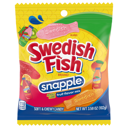 USA Swedish Fish Ass Snapple Peg 99g x 12