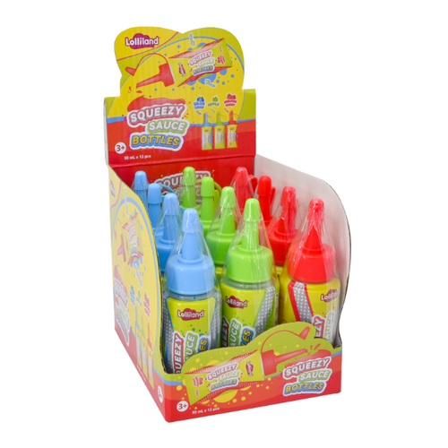 Squeezy Sauce Bottle 50ml x 12