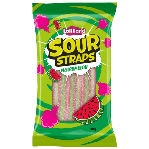 Sour Straps Watermelon 160g x 12