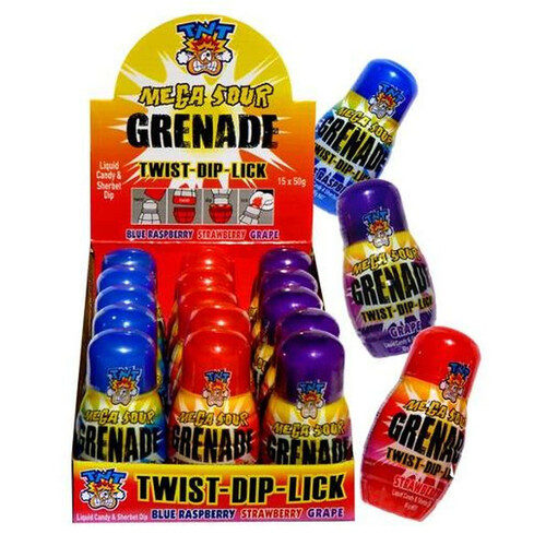 TNT Mega Sour Grenade 50g x 15