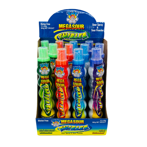 TNT Mega Sour Twirler 80g x 12
