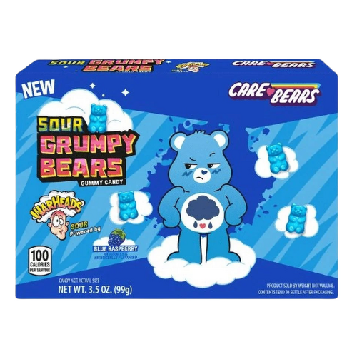 USA Warheads Sour Grumpy Bears 113g x 12