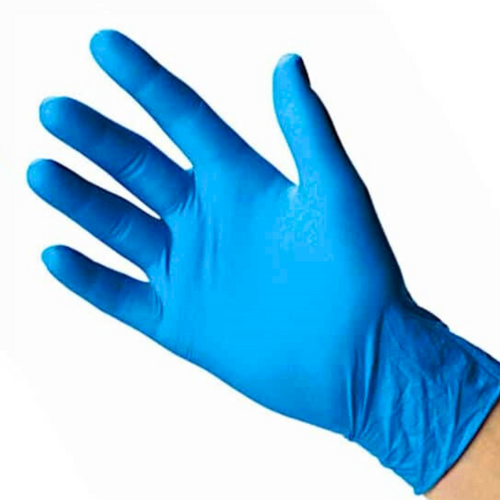 Nitrile Gloves Powder Free Blue Medium x 100