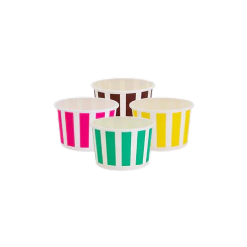 Ice Cream Cup 3oz Candy Stripe x 1000