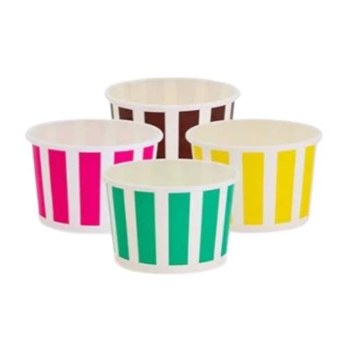 Ice Cream Cup 3oz Candy Stripe x 1000