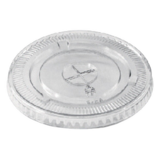 Clear Flat Lid  (Fits 12/14/16/20/24oz PET CUPS) x 1000