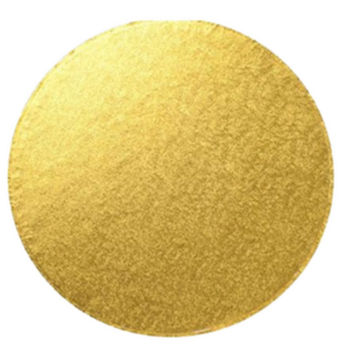 Masonite Circle Gold Cake