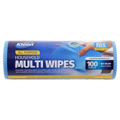 All Purpose Bulk Wipe Pack 30cm x 30cm 100pk