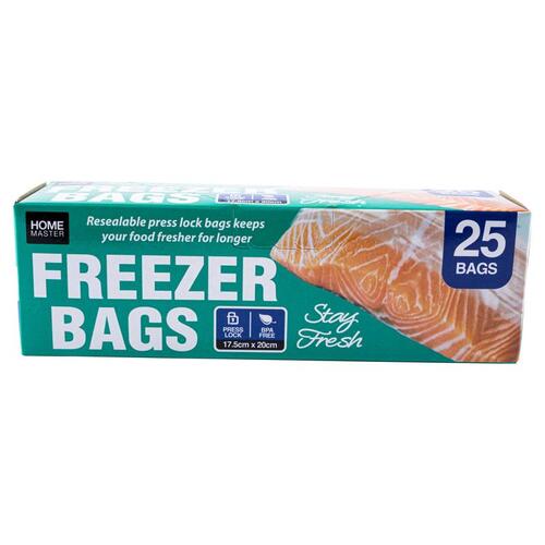 Bags Freezer 17.5cmx20cm x 25pk