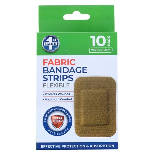 Bandage Strips Flexible 7.6cm x 1.9cm 30pk - Fabric