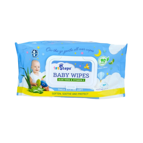 Baby Wipes Aloe & Chamomile 90pc