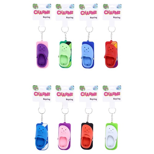 Charm Key Chain 8 Assorted Colours