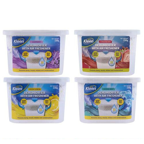 Dehumidifier With Air Freshener Interior 230g - Scented: Ocean, Lavender, Lemon, Strawberry 