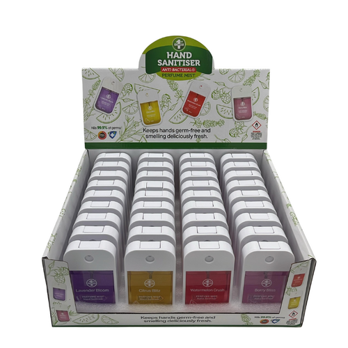 Hand Sanitizer Spray Perfume 40mL Assorted Scents