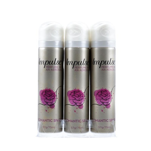 Impulse Deodorant Twist & Spray Romantic Spark 75ml/57g