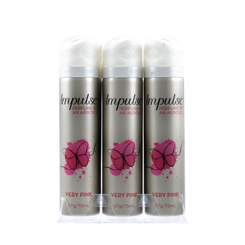 Impulse Deodorant Twist & Spray Very Pink 75ml/57g