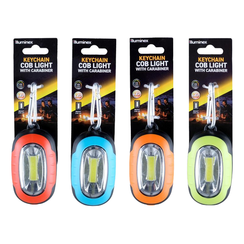 Illuminex Keychain COB Light with Carabiner
