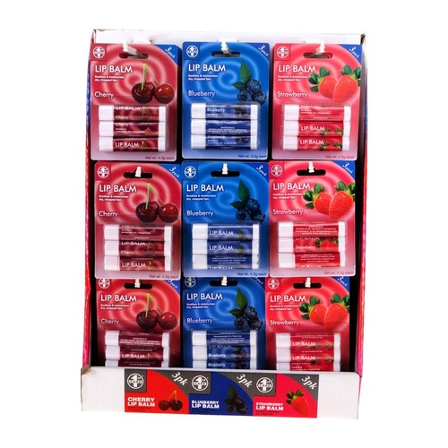 Lip Balm 4.5g 3pk
