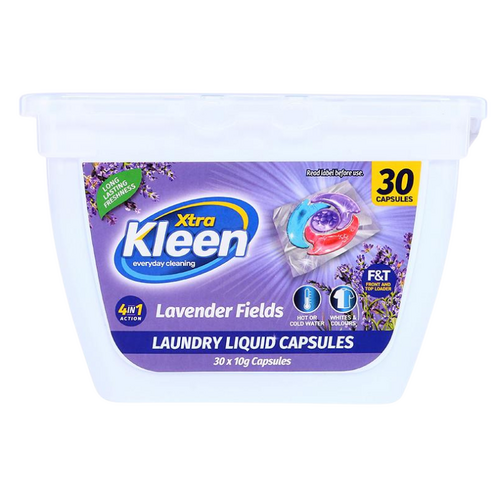 Laundry Liquid Capsule Disc Pods 30pk (4-in-1) - Lavender Fields