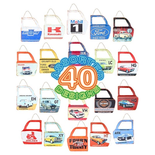 Man Cave Accessories Car Door Sign 40 Assorted Designs