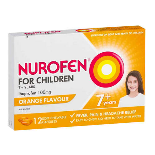 Nurofen Children 7+ Orange 12 caplets