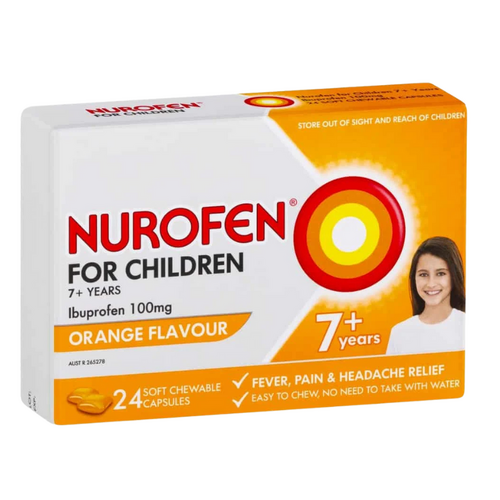 Nurofen Children 7+ Orange 24 caplets