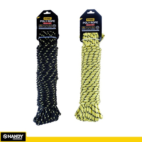 Handy Hardware Poly Rope 2 Assorted Colors