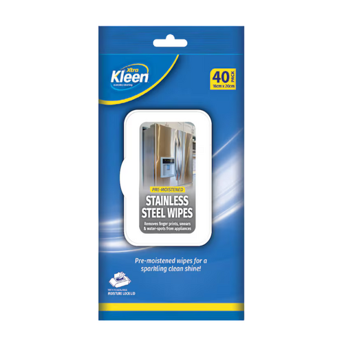 Pre-Moistened Stainless Steel Wipes - Wipe Dimension: