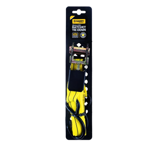 Ratchet Tie Down Yellow 230kg x 1pc