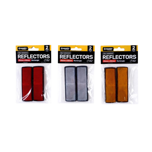 Self Adhesive Reflectors Rectangle x 2
