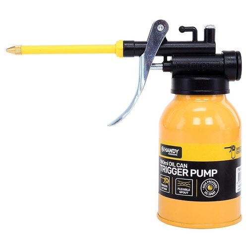 Tool Accessories Trigger Pump Oil Can Yellow 180ml
